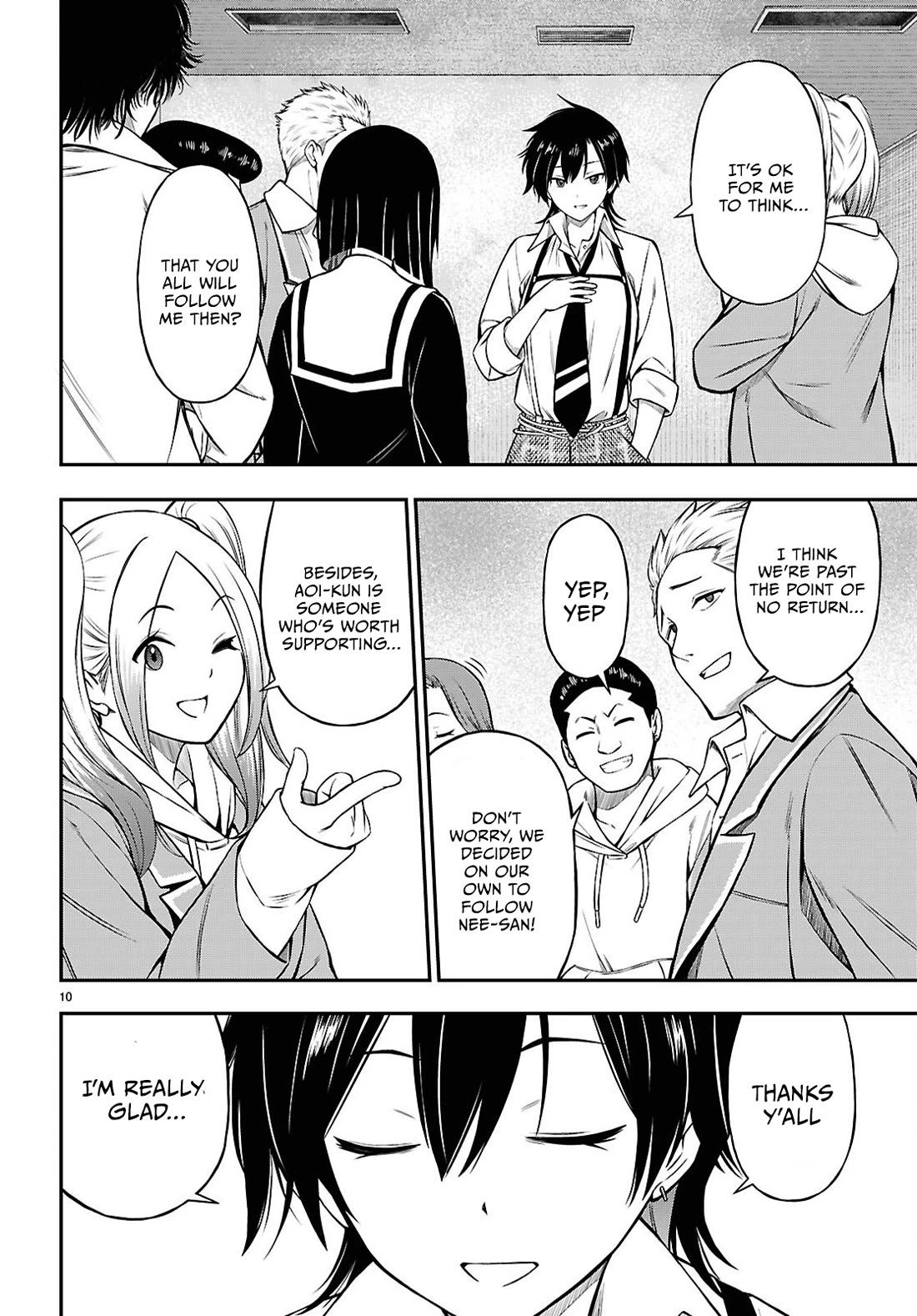 The Story of Being Taught How to Fight by a Delinquent Gyaru chapter 13 page 9