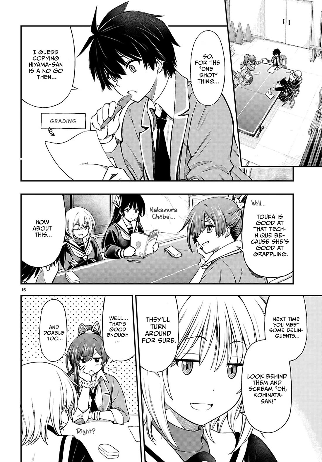 The Story of Being Taught How to Fight by a Delinquent Gyaru chapter 14 page 16