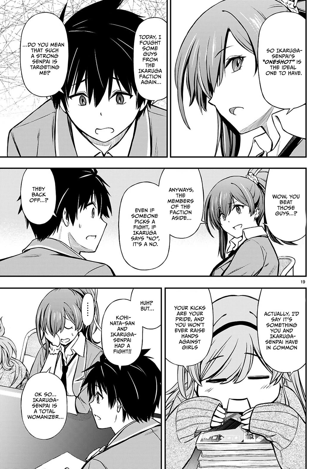 The Story of Being Taught How to Fight by a Delinquent Gyaru chapter 14 page 19