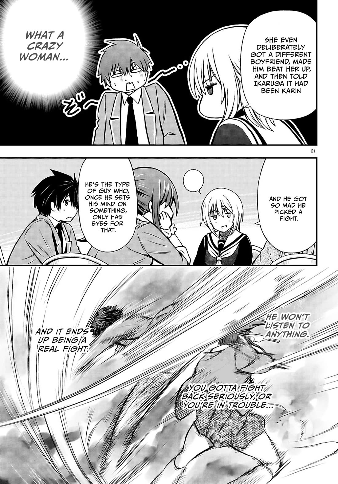 The Story of Being Taught How to Fight by a Delinquent Gyaru chapter 14 page 21
