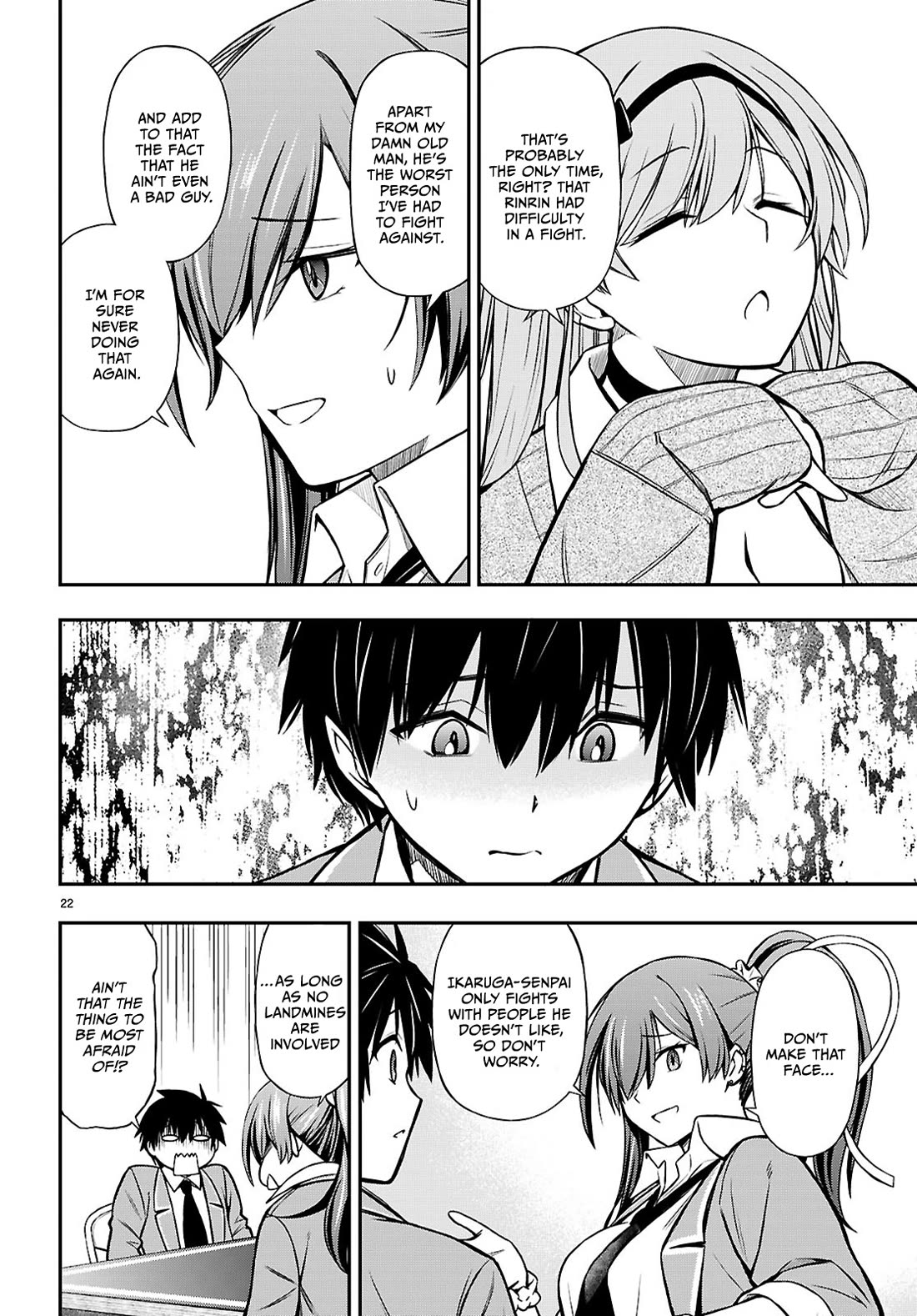 The Story of Being Taught How to Fight by a Delinquent Gyaru chapter 14 page 22