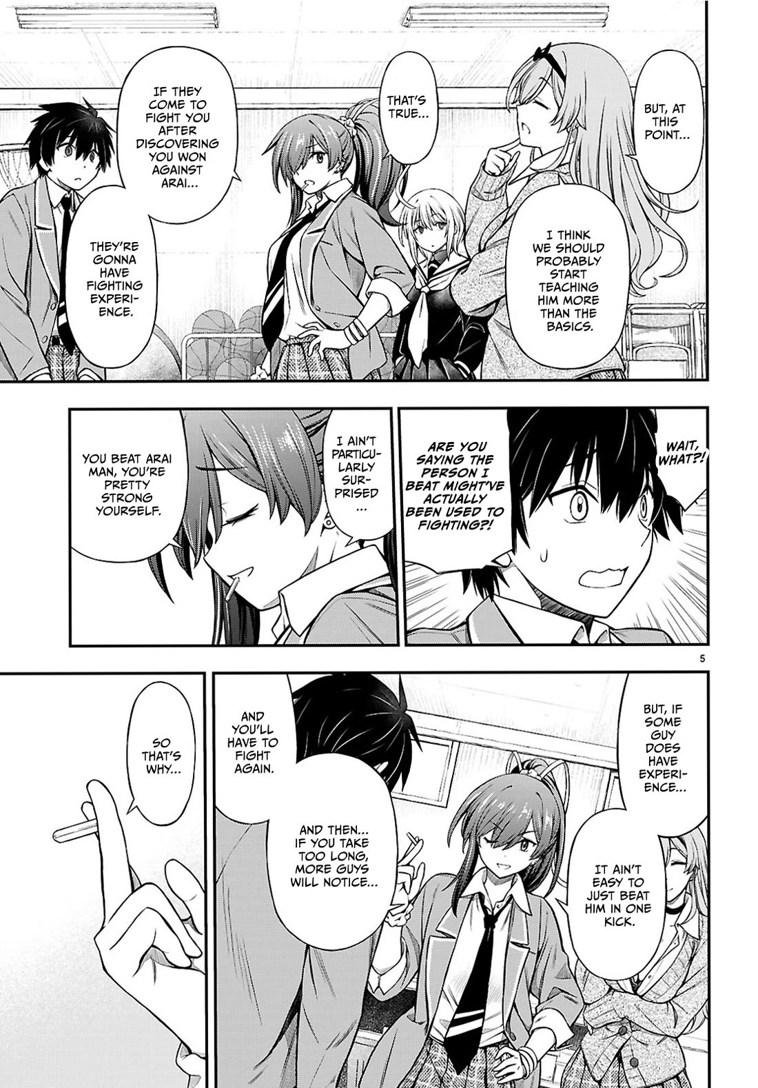 The Story of Being Taught How to Fight by a Delinquent Gyaru chapter 14 page 5