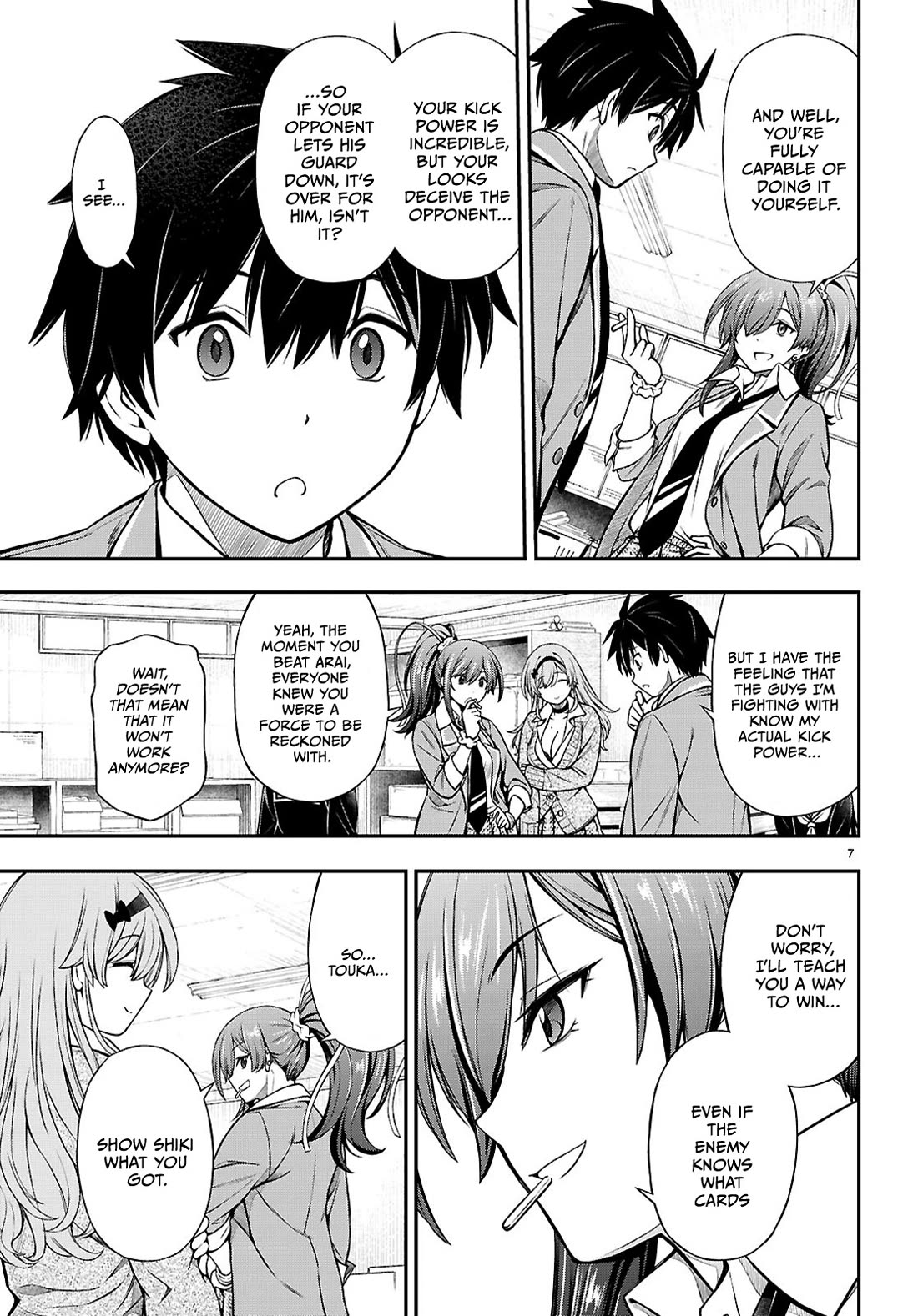 The Story of Being Taught How to Fight by a Delinquent Gyaru chapter 14 page 7