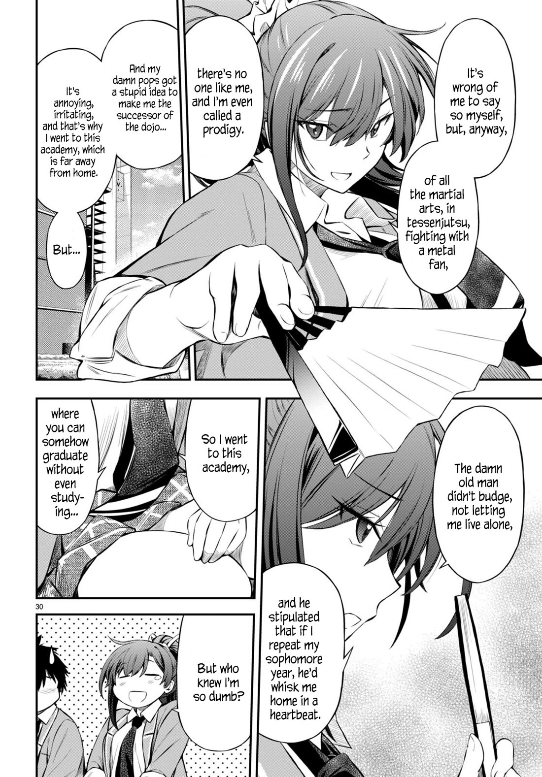 The Story of Being Taught How to Fight by a Delinquent Gyaru chapter 2 page 28
