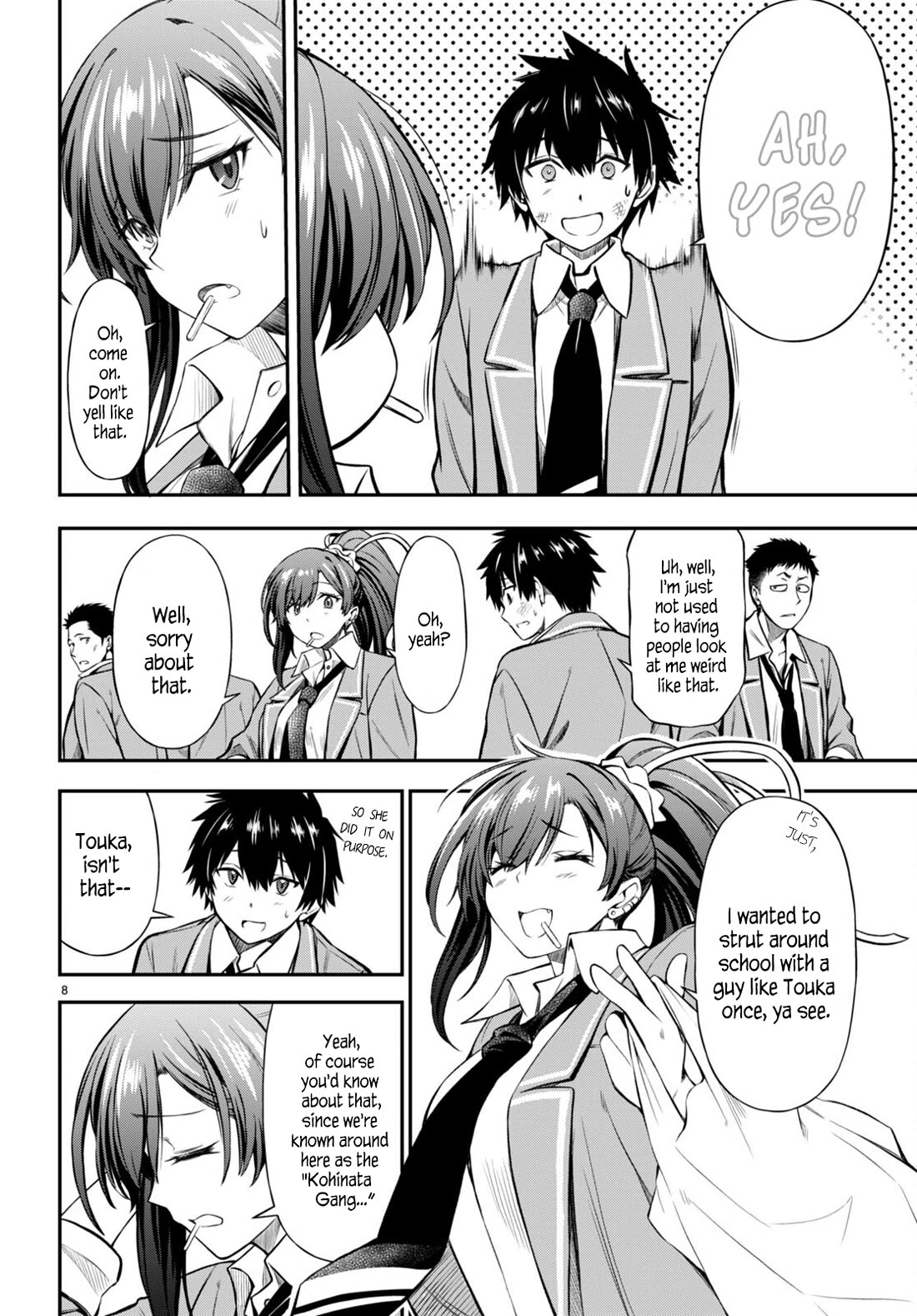The Story of Being Taught How to Fight by a Delinquent Gyaru chapter 2 page 8
