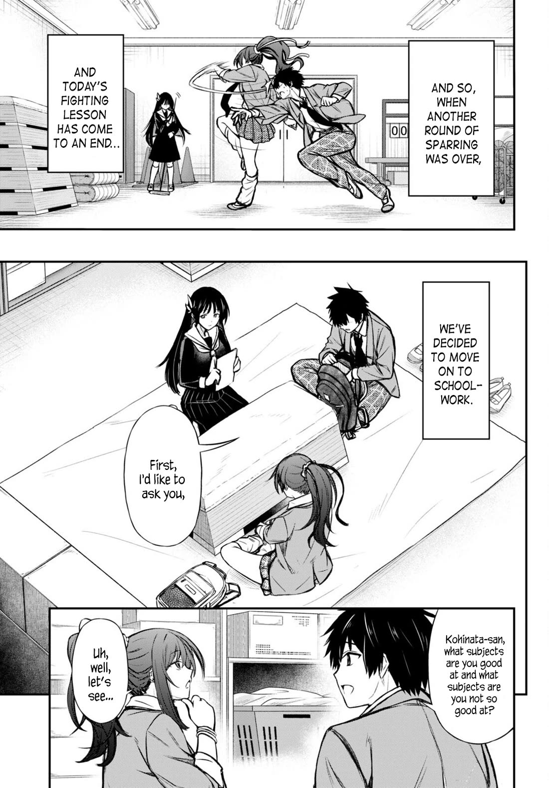 The Story of Being Taught How to Fight by a Delinquent Gyaru chapter 3 page 17