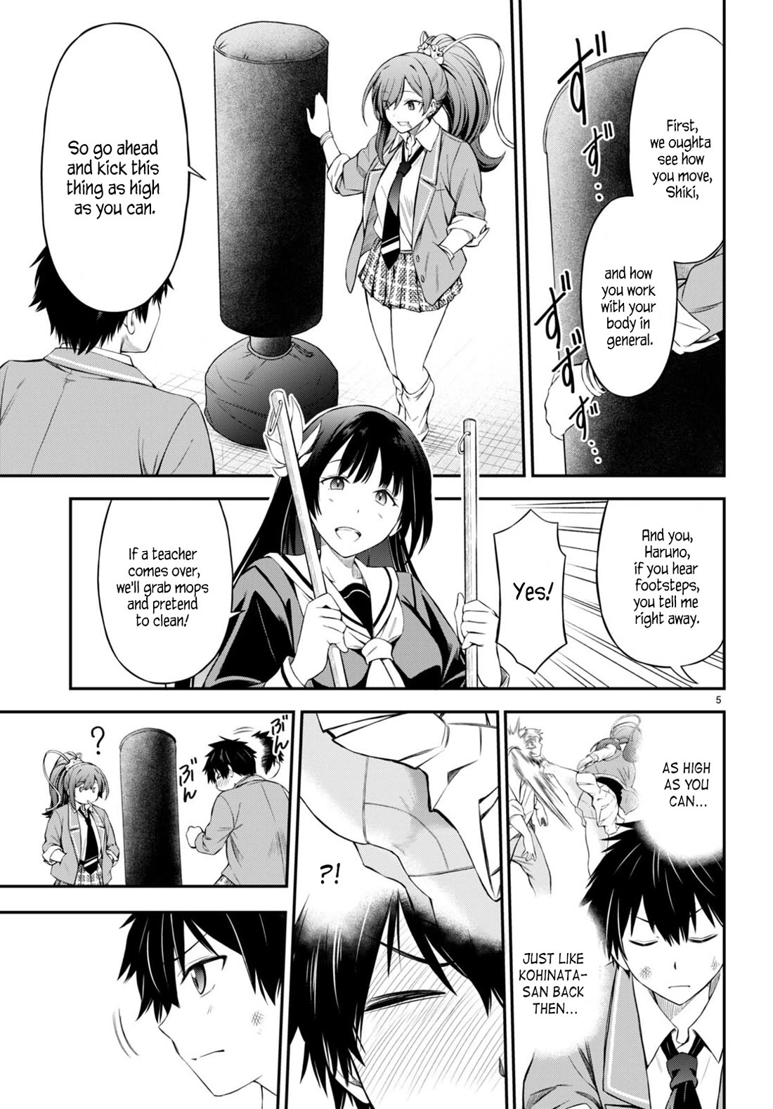 The Story of Being Taught How to Fight by a Delinquent Gyaru chapter 3 page 5