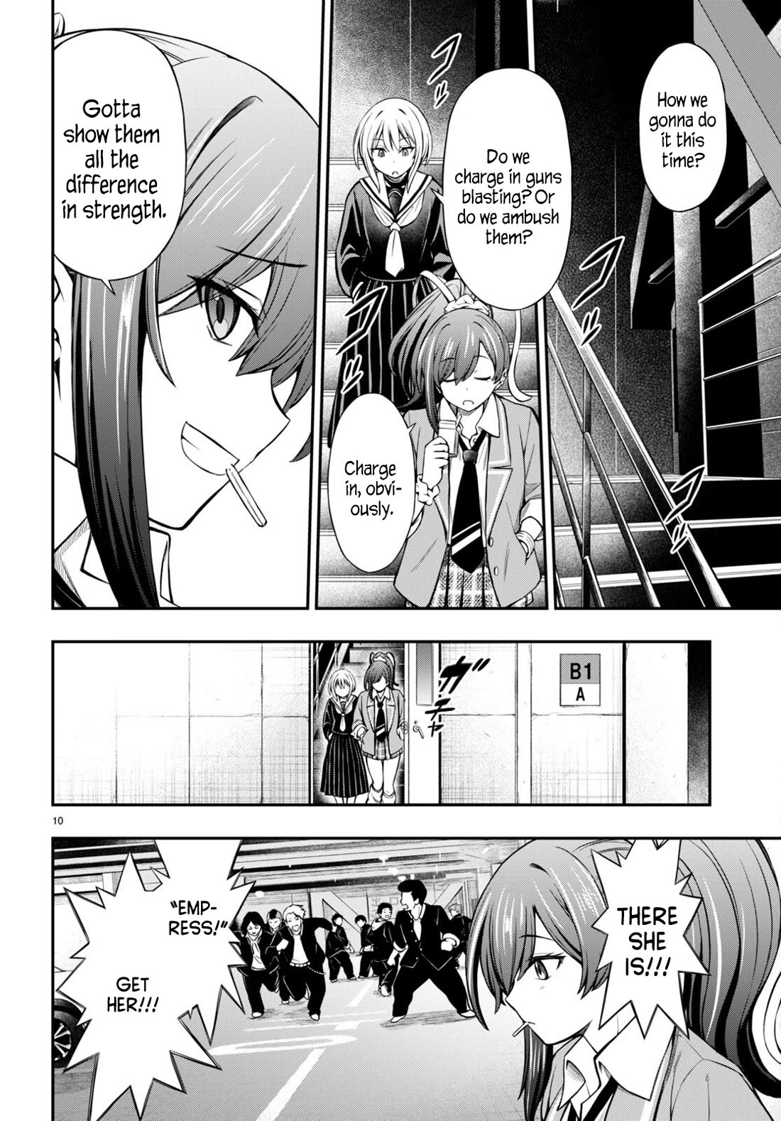 The Story of Being Taught How to Fight by a Delinquent Gyaru chapter 5 page 10