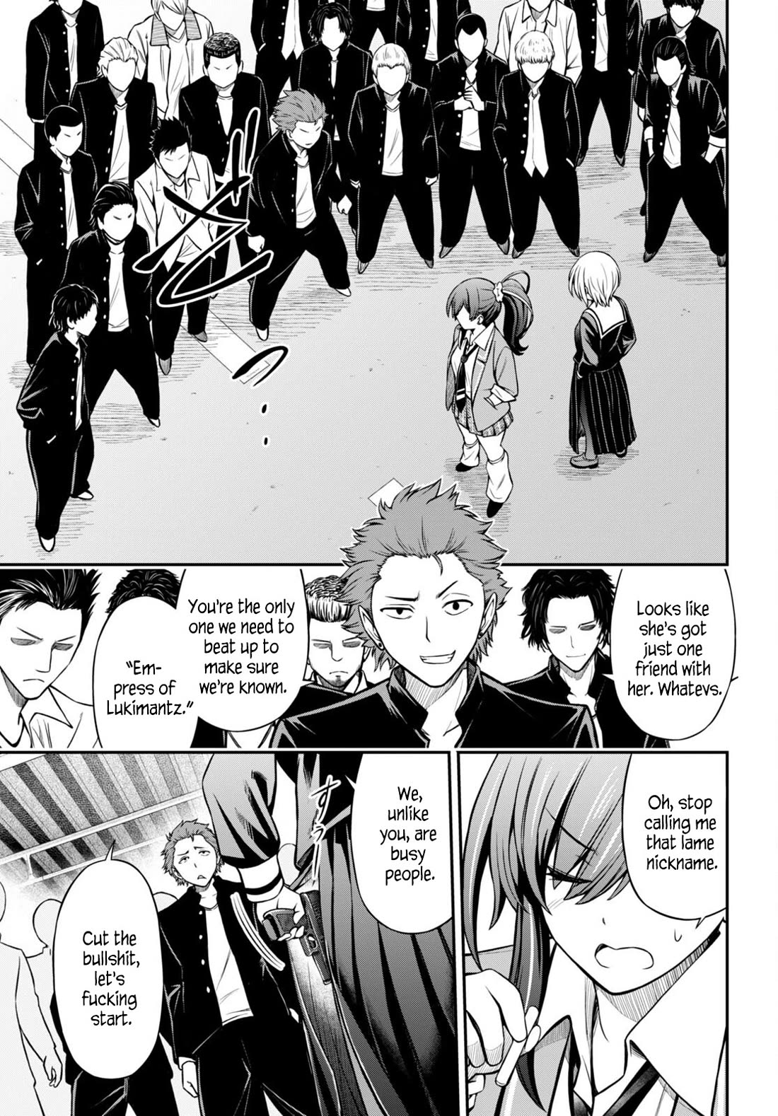 The Story of Being Taught How to Fight by a Delinquent Gyaru chapter 5 page 11