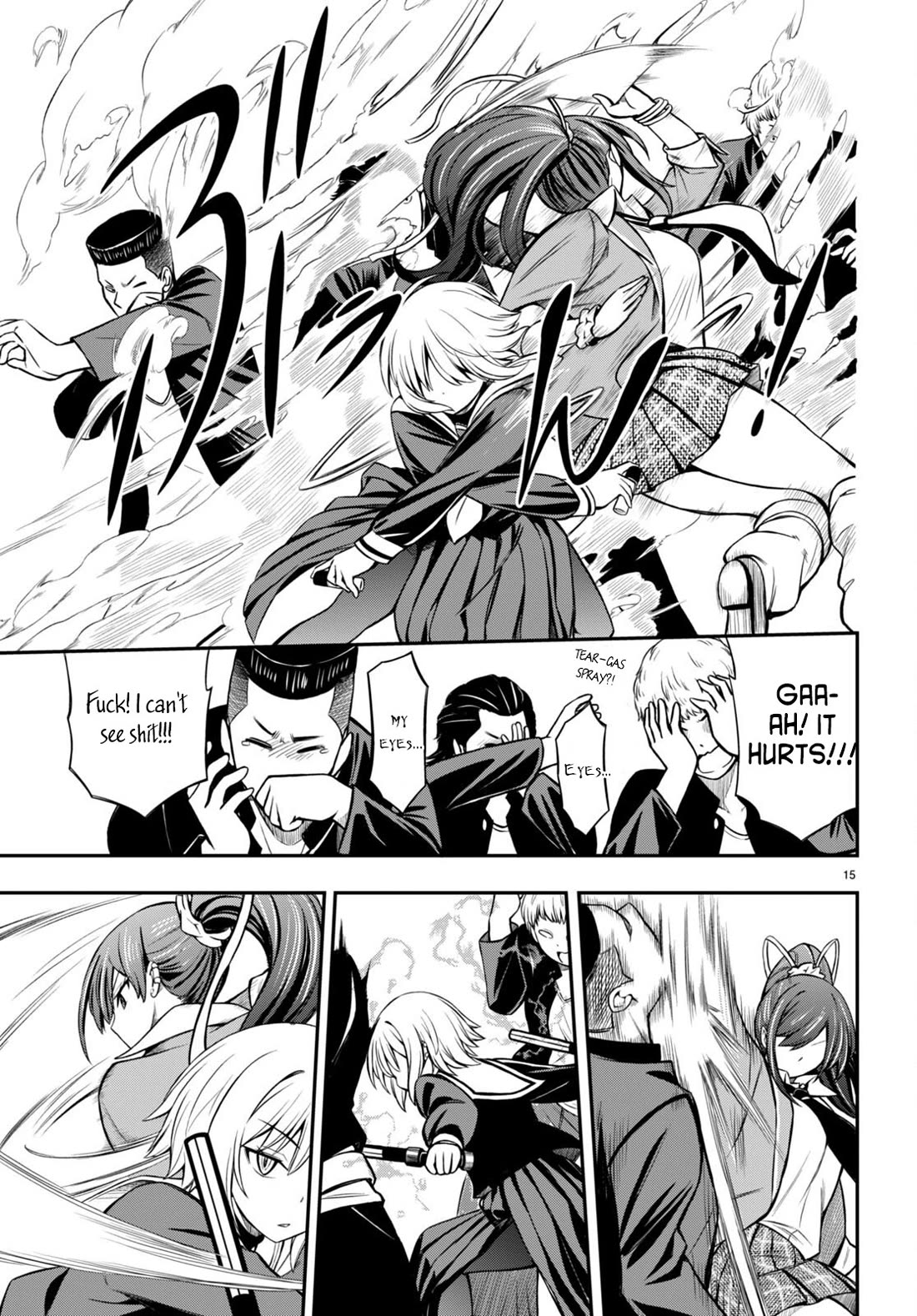 The Story of Being Taught How to Fight by a Delinquent Gyaru chapter 5 page 14