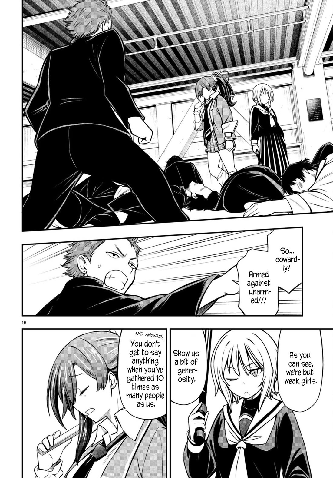 The Story of Being Taught How to Fight by a Delinquent Gyaru chapter 5 page 15