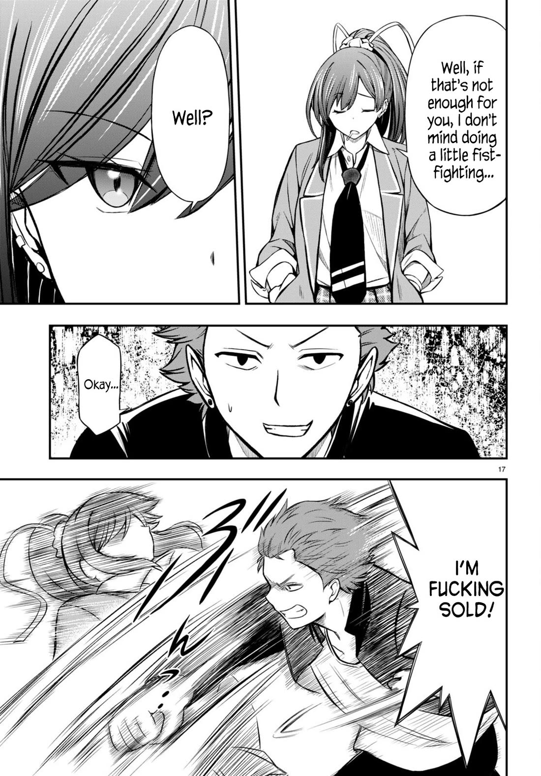 The Story of Being Taught How to Fight by a Delinquent Gyaru chapter 5 page 16