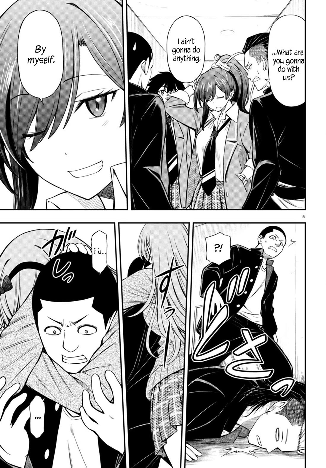 The Story of Being Taught How to Fight by a Delinquent Gyaru chapter 5 page 5