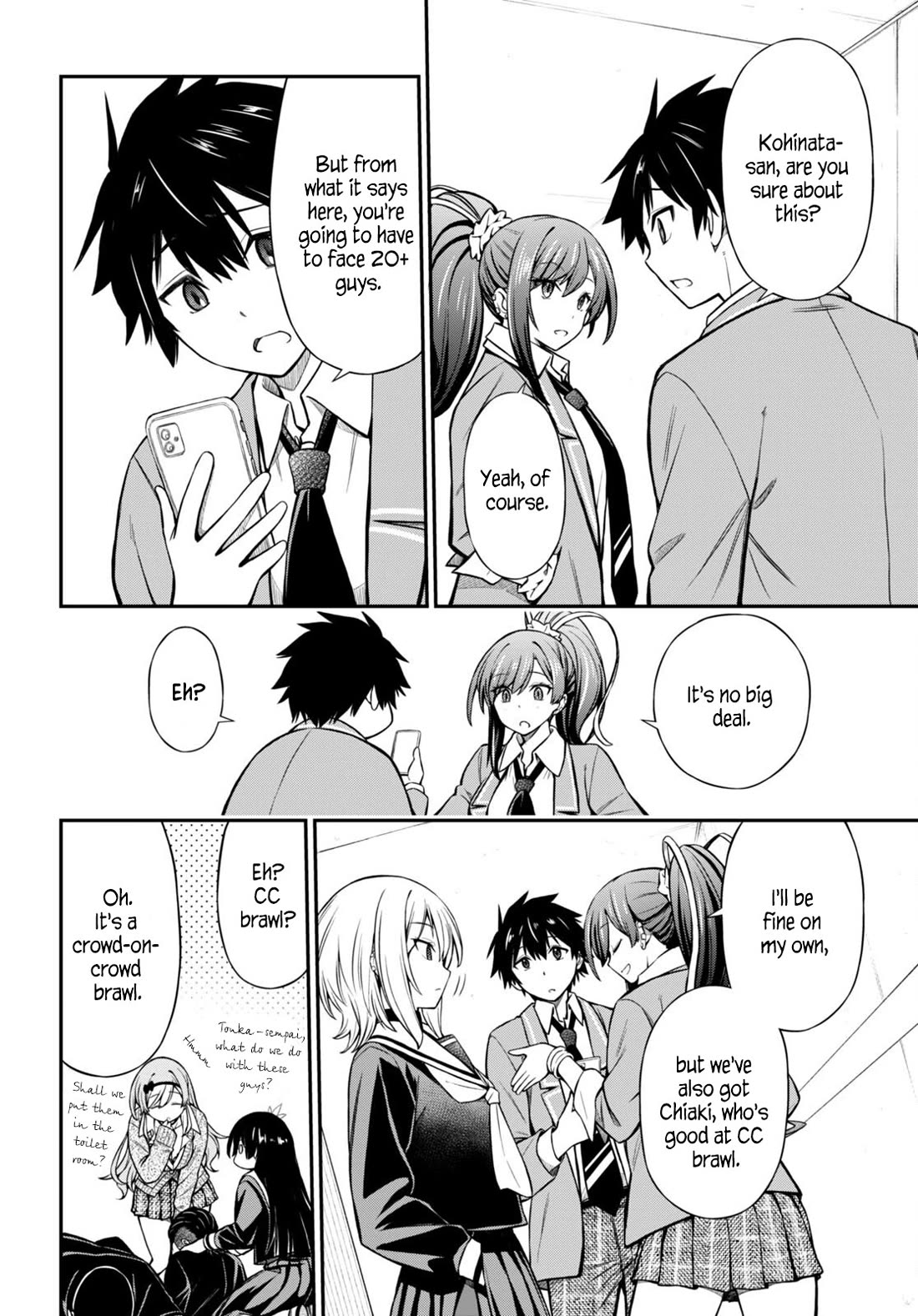 The Story of Being Taught How to Fight by a Delinquent Gyaru chapter 5 page 8