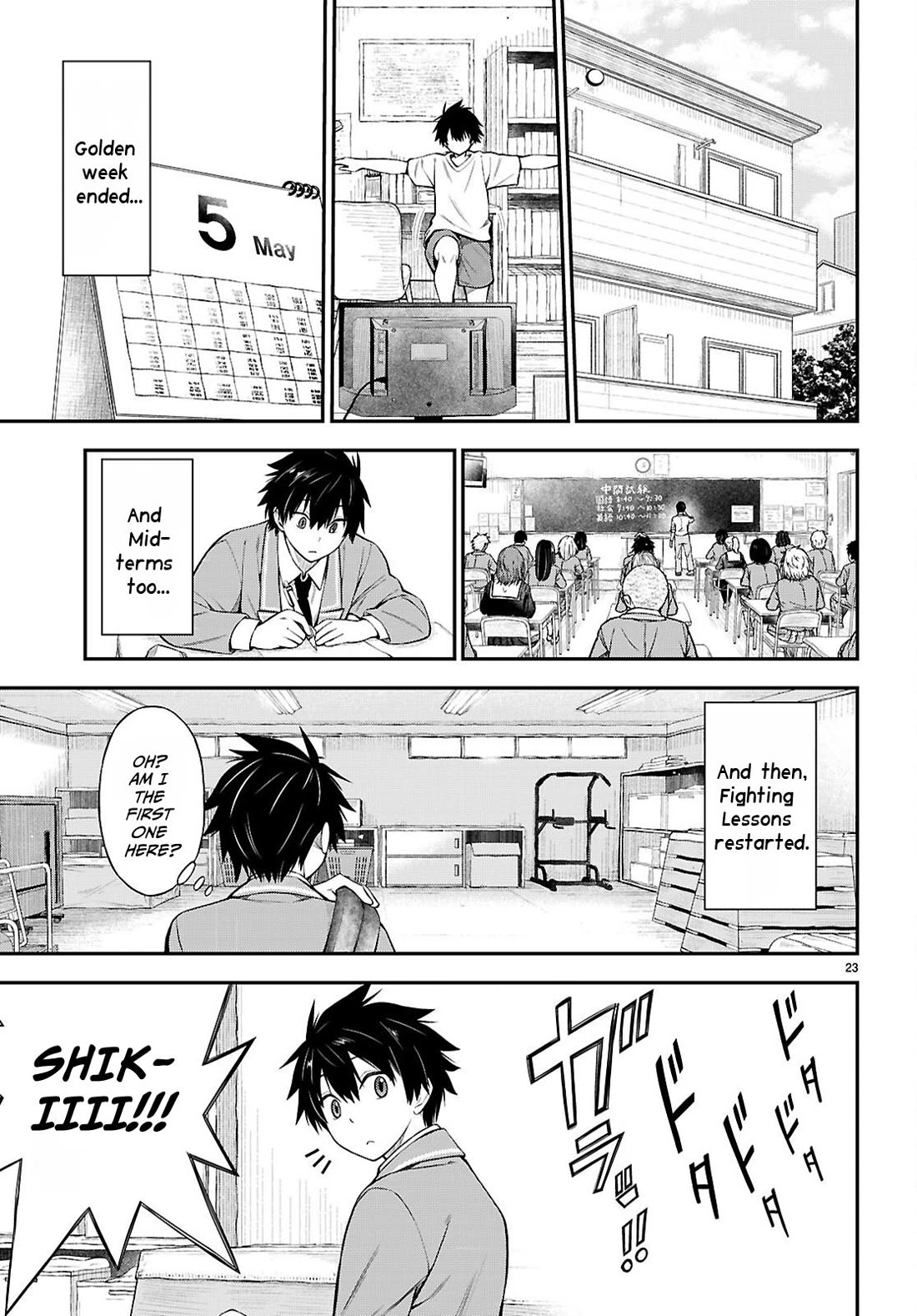 The Story of Being Taught How to Fight by a Delinquent Gyaru chapter 7 page 23