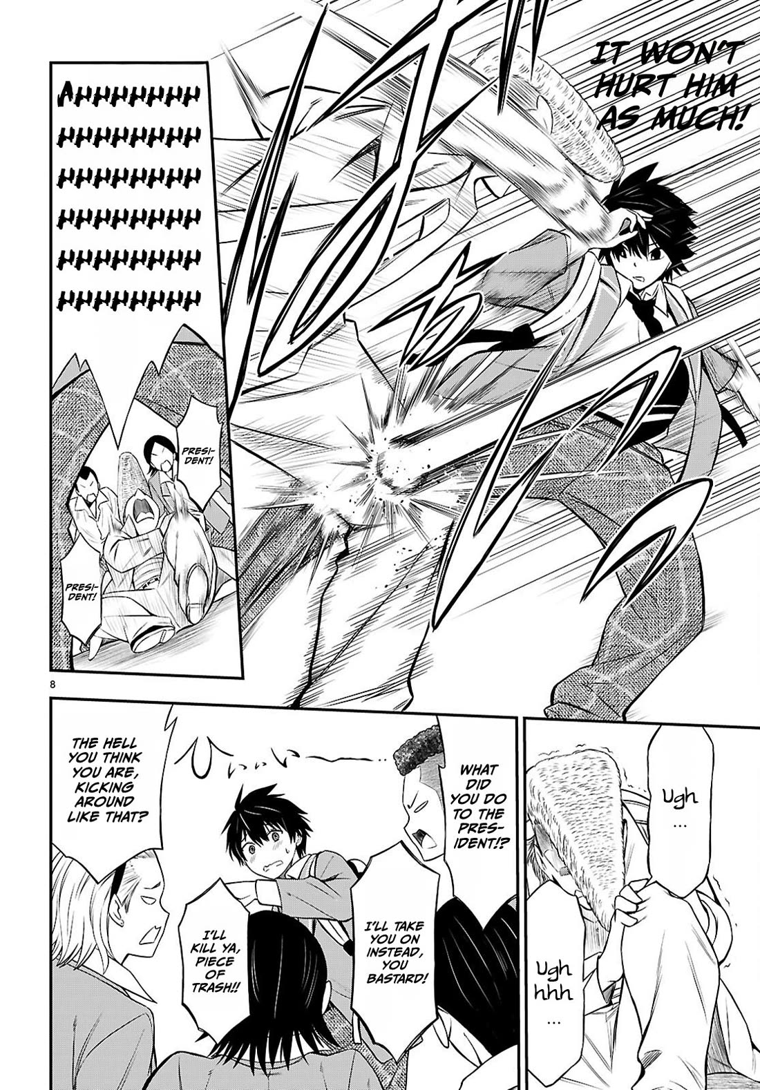 The Story of Being Taught How to Fight by a Delinquent Gyaru chapter 7 page 8