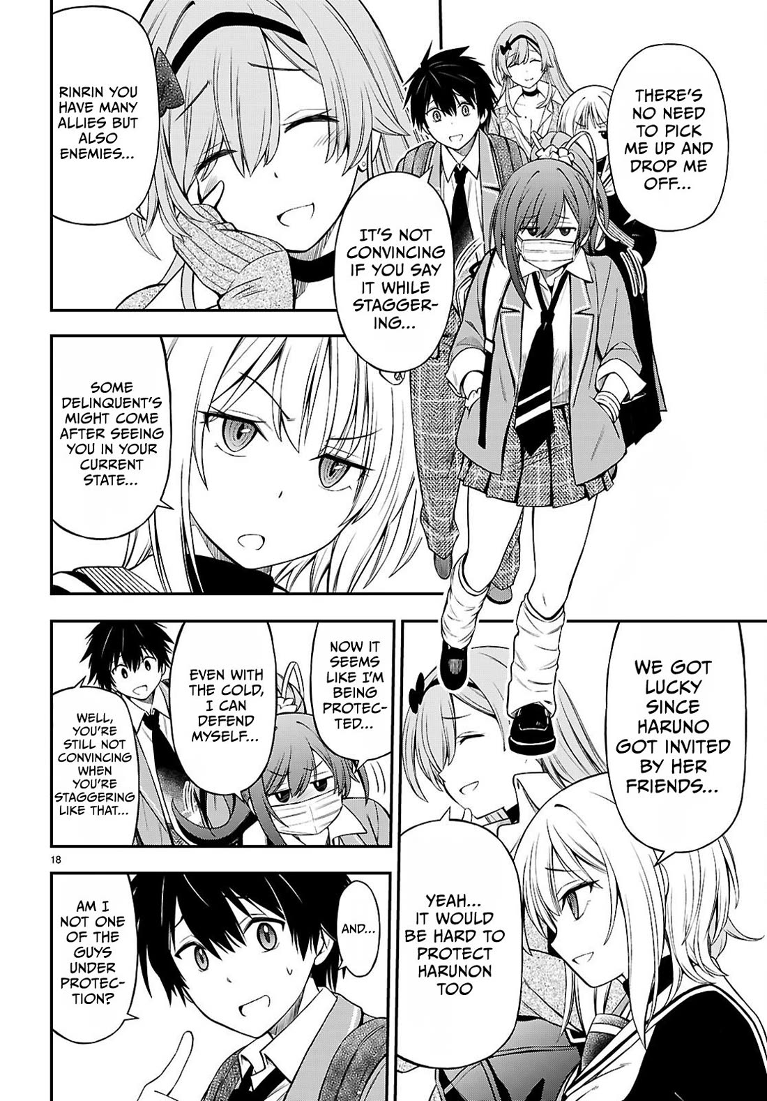 The Story of Being Taught How to Fight by a Delinquent Gyaru chapter 8 page 17