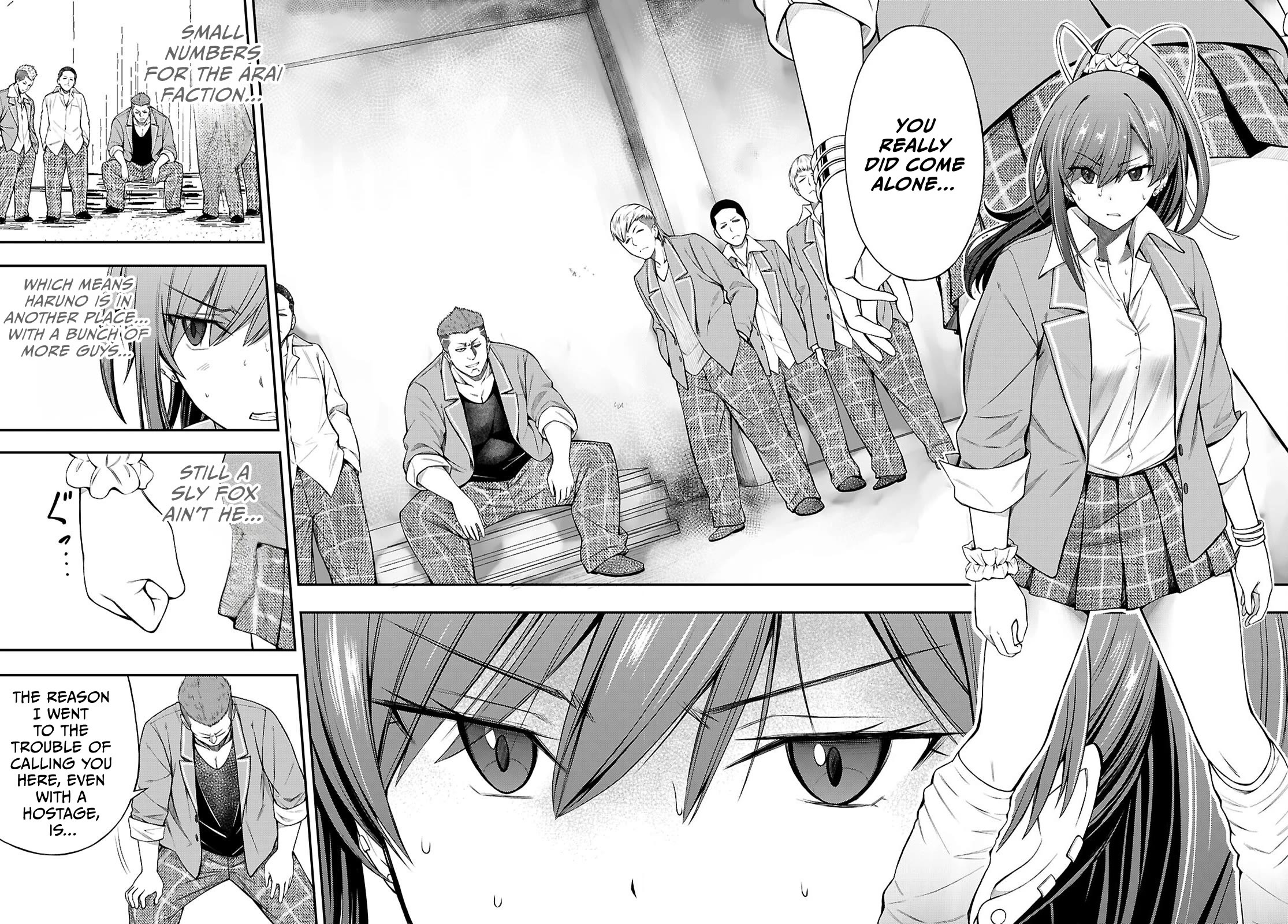 The Story of Being Taught How to Fight by a Delinquent Gyaru chapter 9 page 22