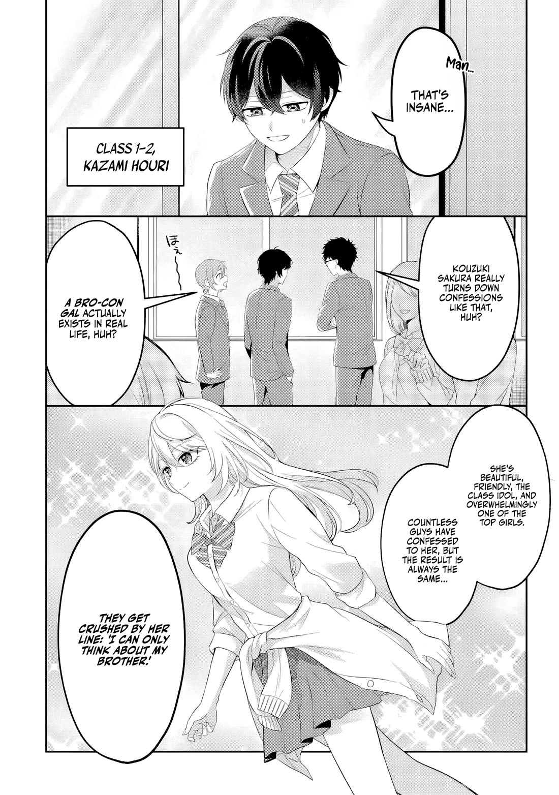 The Story of Feeding the Cutest Gyaru in Class chapter 1 page 3