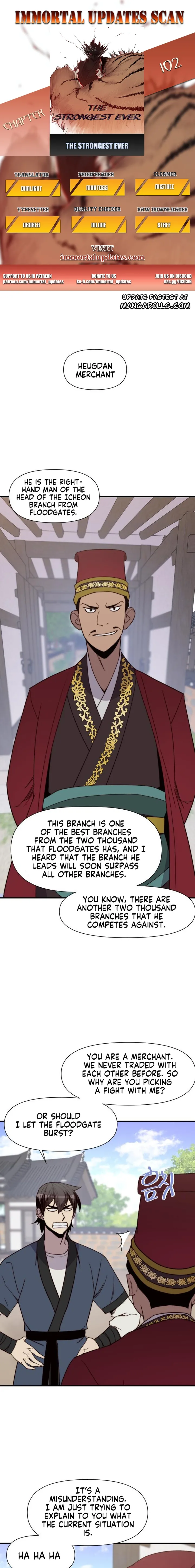 The Strongest Ever chapter 102 page 1