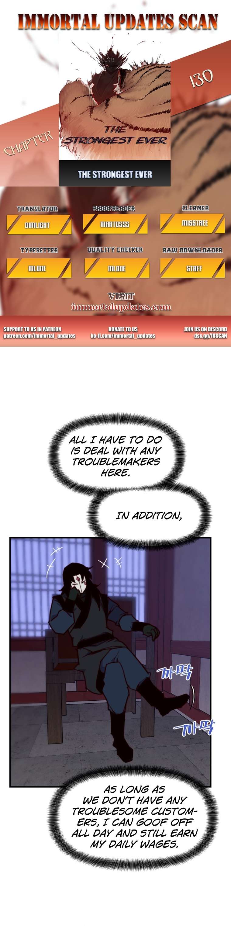 The Strongest Ever chapter 130 page 1