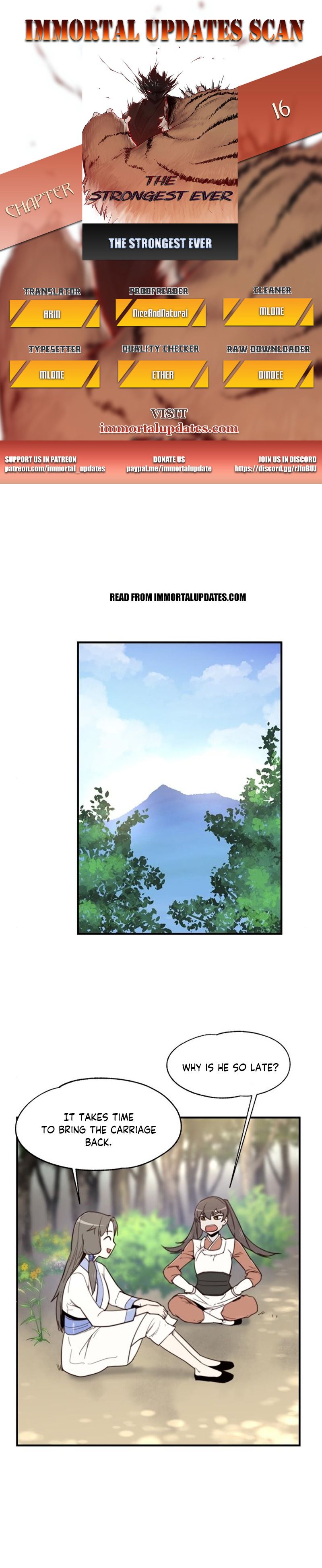 The Strongest Ever chapter 16 page 1