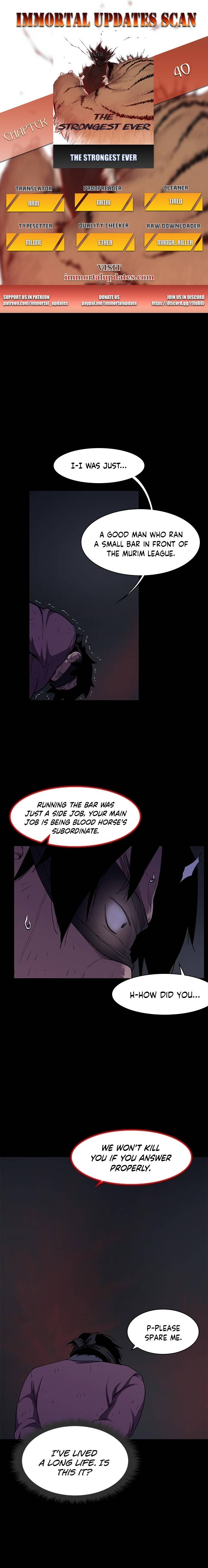 The Strongest Ever chapter 40 page 1