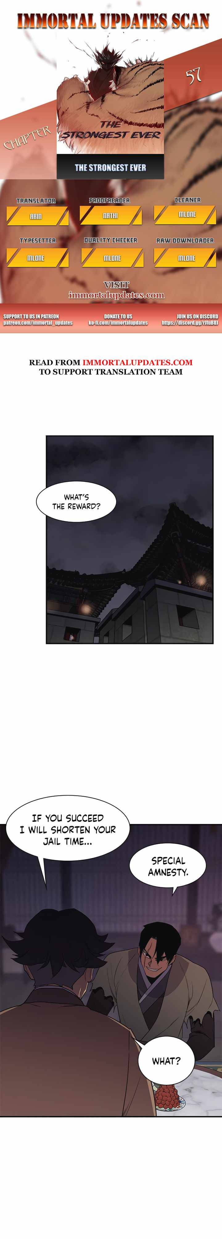 The Strongest Ever chapter 57 page 1