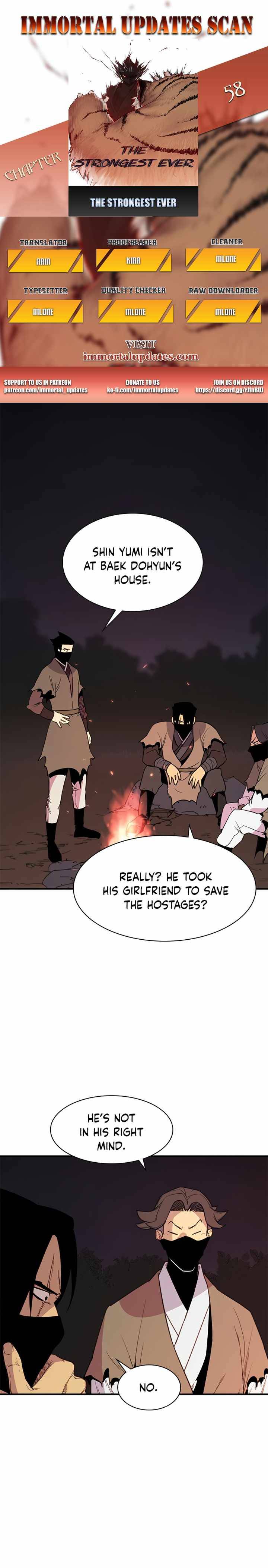 The Strongest Ever chapter 58 page 1