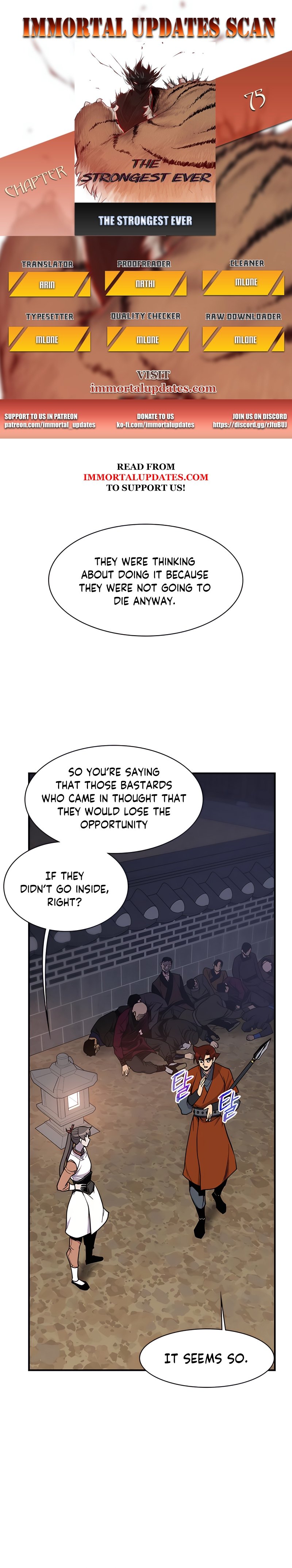 The Strongest Ever chapter 75 page 1