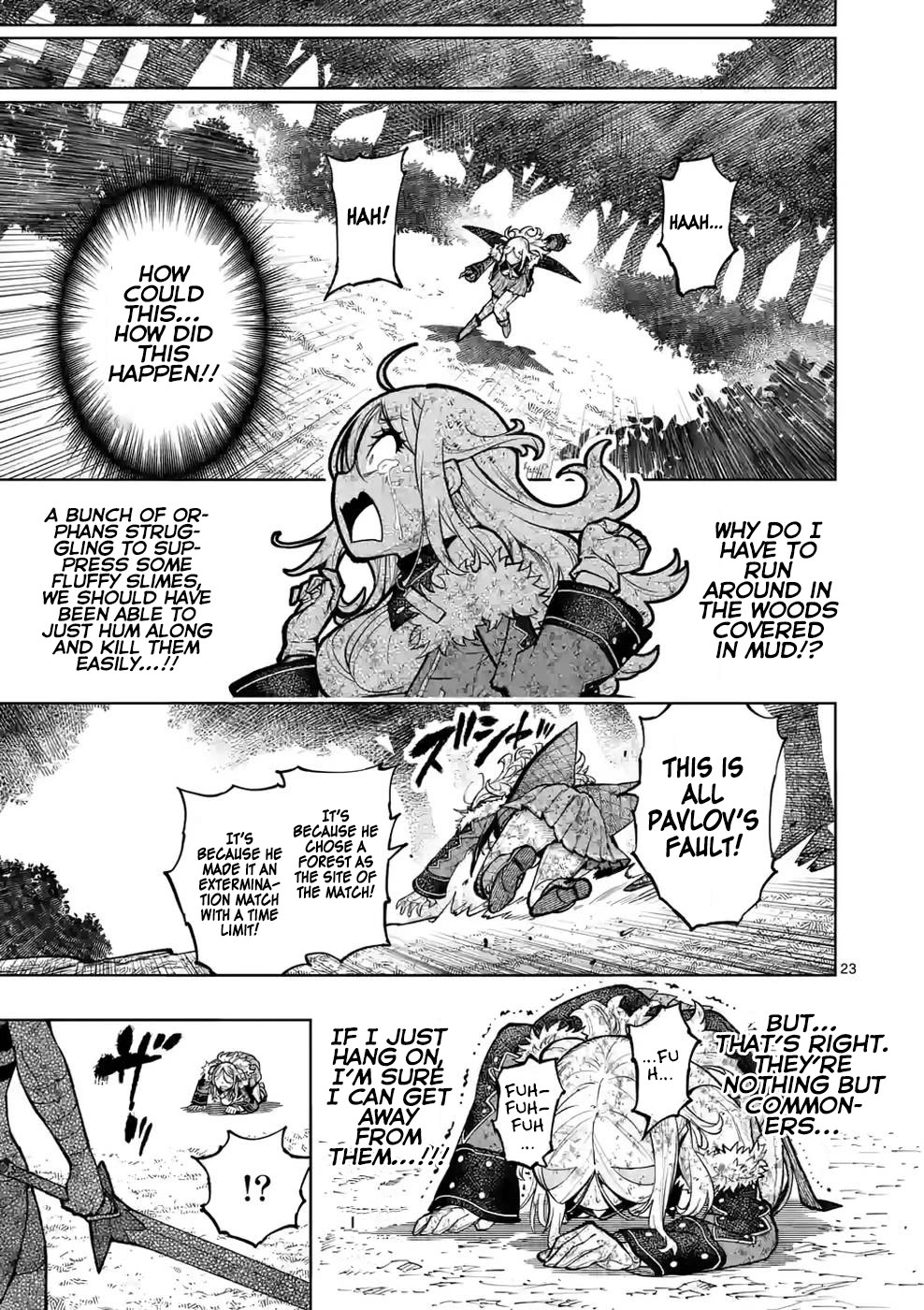 The Strongest Female Masters, Who Are Trying to Raise Me Up, Are in Shambles Over Their Training Policy chapter 22 page 23
