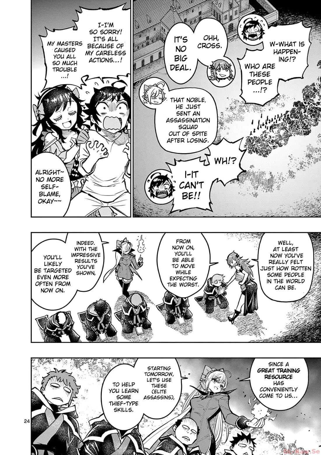 The Strongest Female Masters, Who Are Trying to Raise Me Up, Are in Shambles Over Their Training Policy chapter 38 page 24