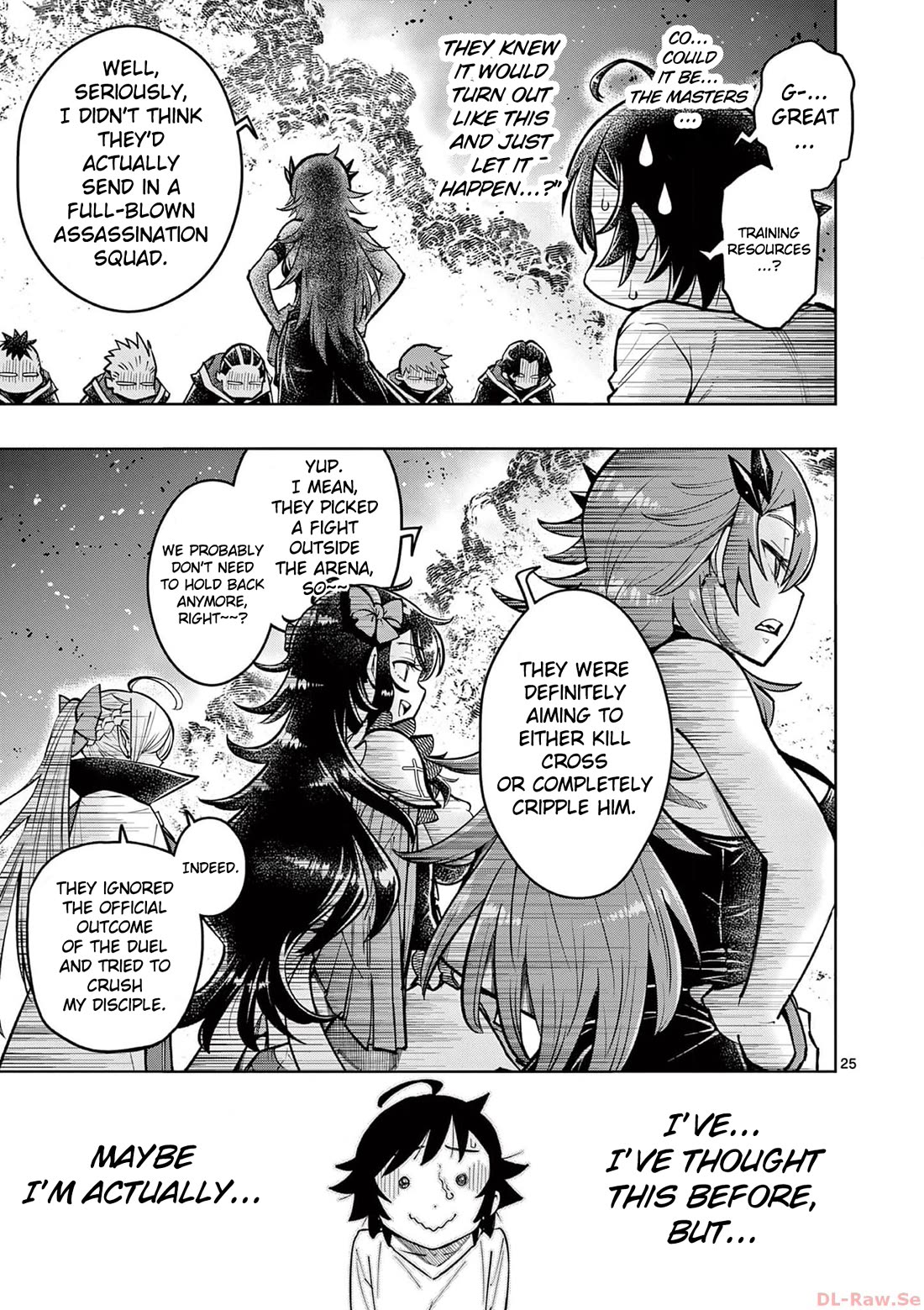 The Strongest Female Masters, Who Are Trying to Raise Me Up, Are in Shambles Over Their Training Policy chapter 38 page 25