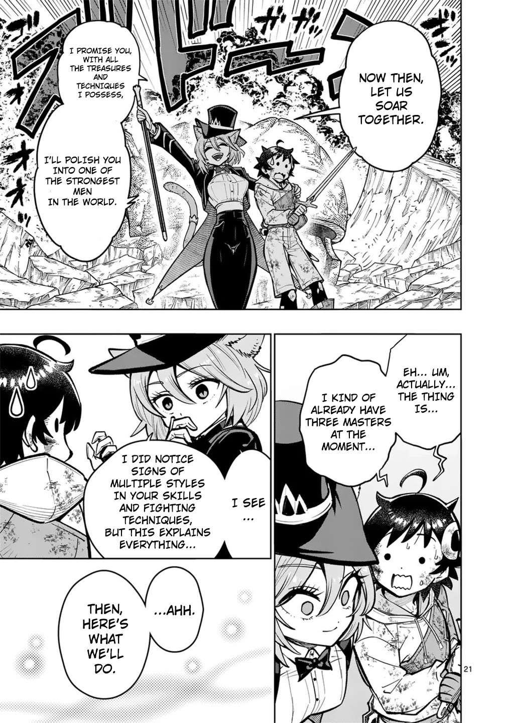 The Strongest Female Masters, Who Are Trying to Raise Me Up, Are in Shambles Over Their Training Policy chapter 60 page 21