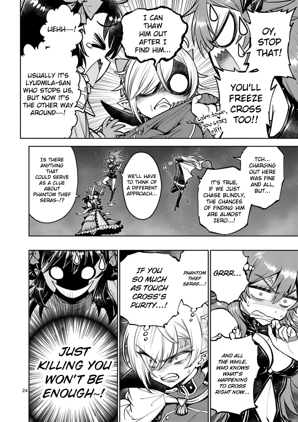 The Strongest Female Masters, Who Are Trying to Raise Me Up, Are in Shambles Over Their Training Policy chapter 61 page 24