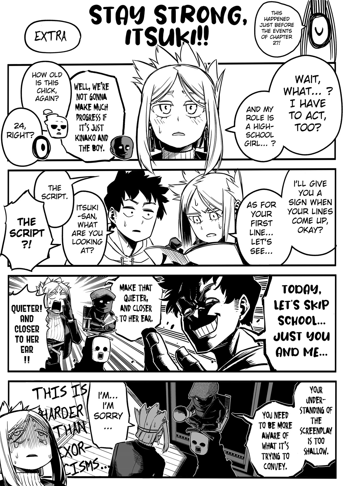 The Strongest Haunted House and the Guy With No Spiritual Sense chapter 28.1 page 1