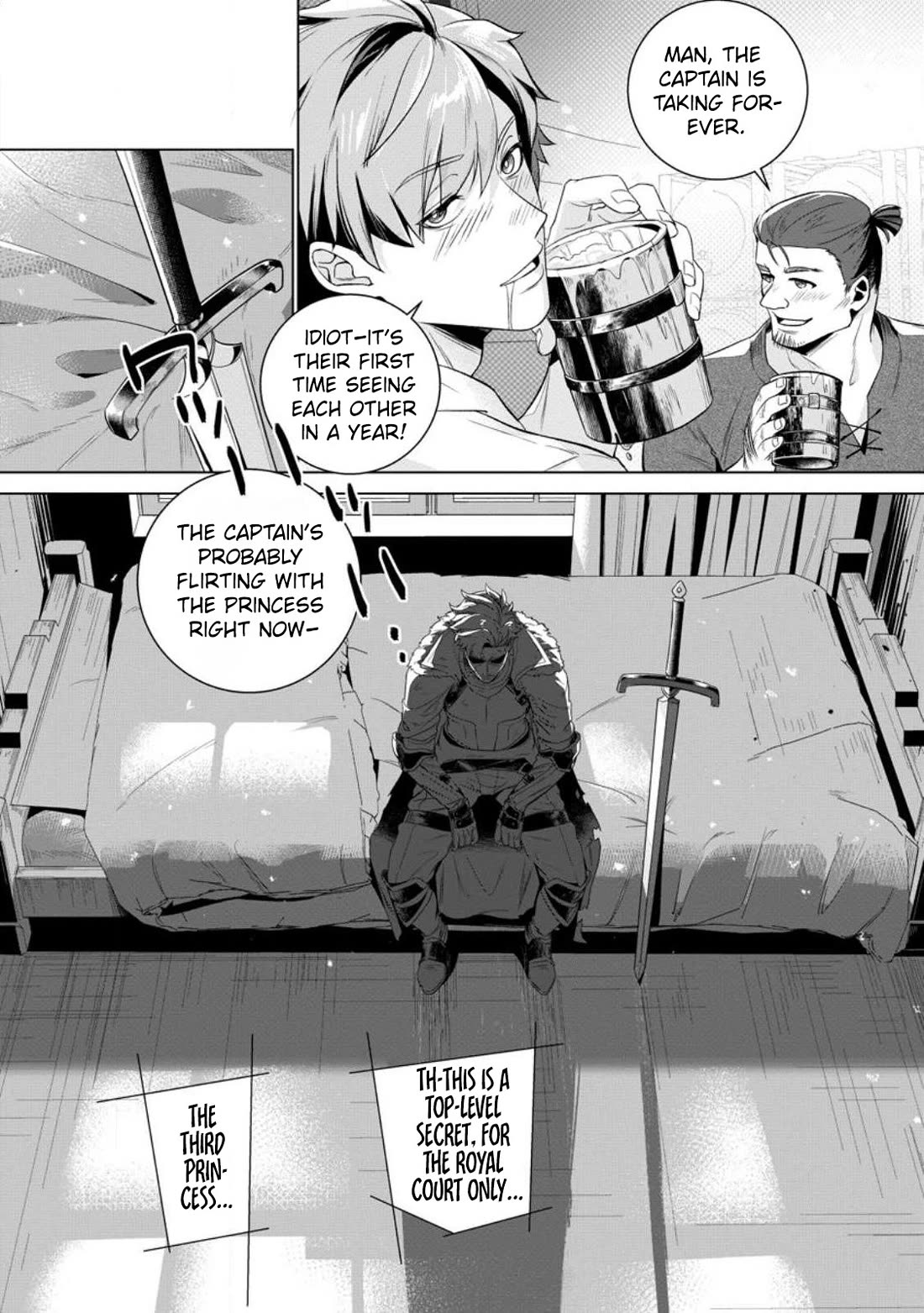 The Strongest Old Knight Commander is Celebrated as a Hero in the Countryside After Being Cheated on and Exiled chapter 1 page 21