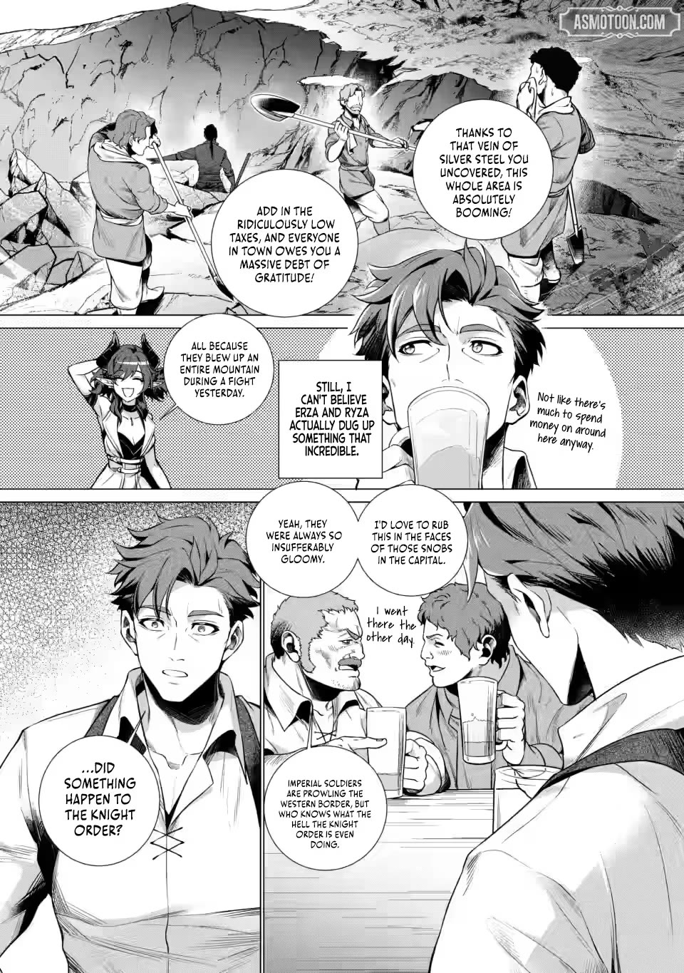 The Strongest Old Knight Commander is Celebrated as a Hero in the Countryside After Being Cheated on and Exiled chapter 7 page 31