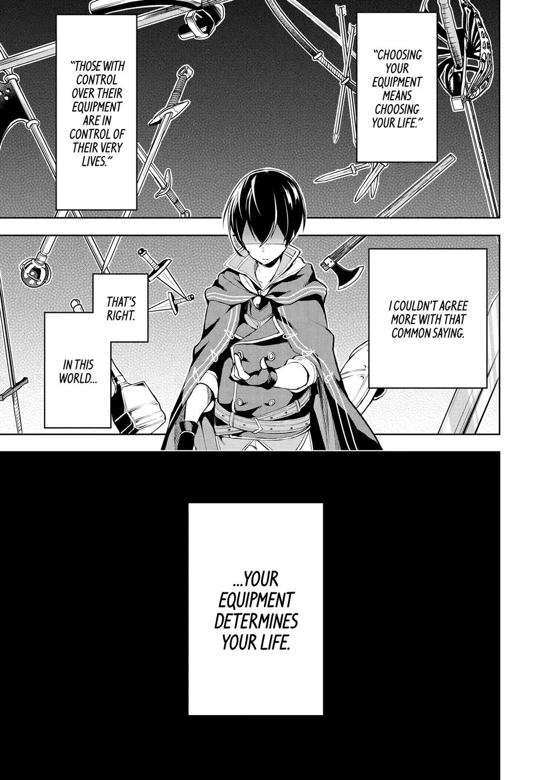 The Strongest Swordsman Has Zero Equipment Slots, but He Can Equip up to 9999 Items if It’s (Cute) Cursed Equipment chapter 1 page 1