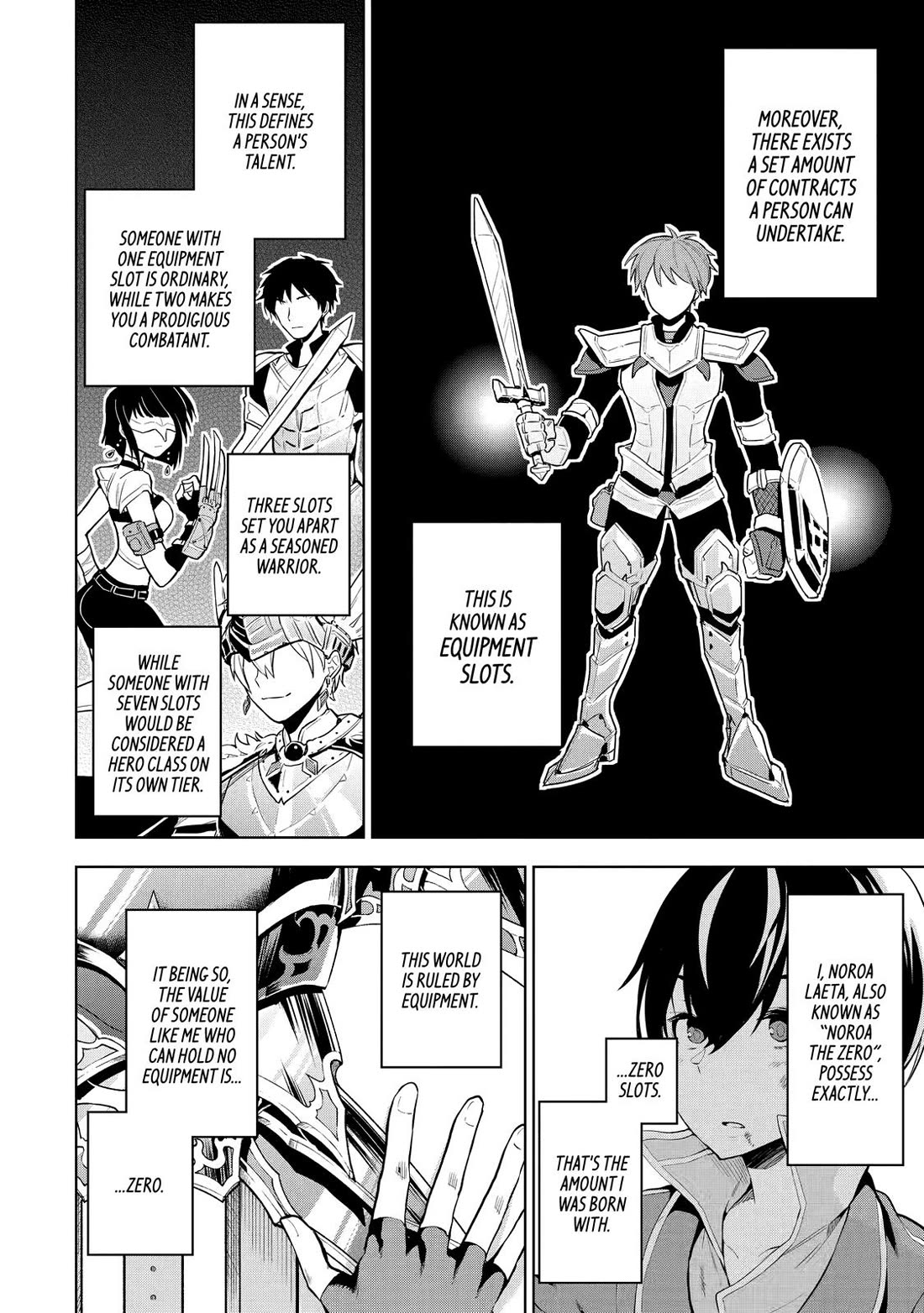 The Strongest Swordsman Has Zero Equipment Slots, but He Can Equip up to 9999 Items if It’s (Cute) Cursed Equipment chapter 1 page 11