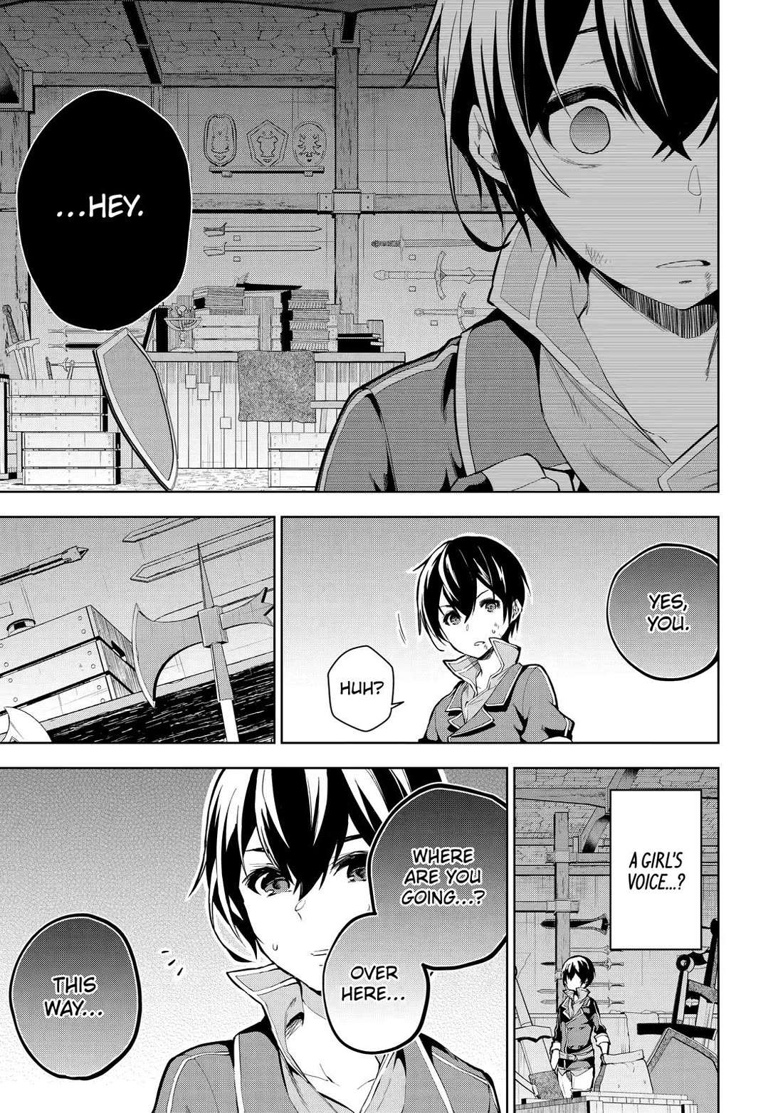 The Strongest Swordsman Has Zero Equipment Slots, but He Can Equip up to 9999 Items if It’s (Cute) Cursed Equipment chapter 1 page 14