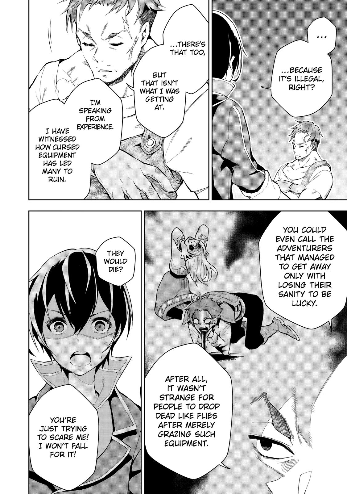 The Strongest Swordsman Has Zero Equipment Slots, but He Can Equip up to 9999 Items if It’s (Cute) Cursed Equipment chapter 1 page 19