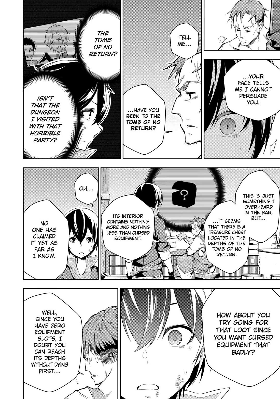 The Strongest Swordsman Has Zero Equipment Slots, but He Can Equip up to 9999 Items if It’s (Cute) Cursed Equipment chapter 1 page 21