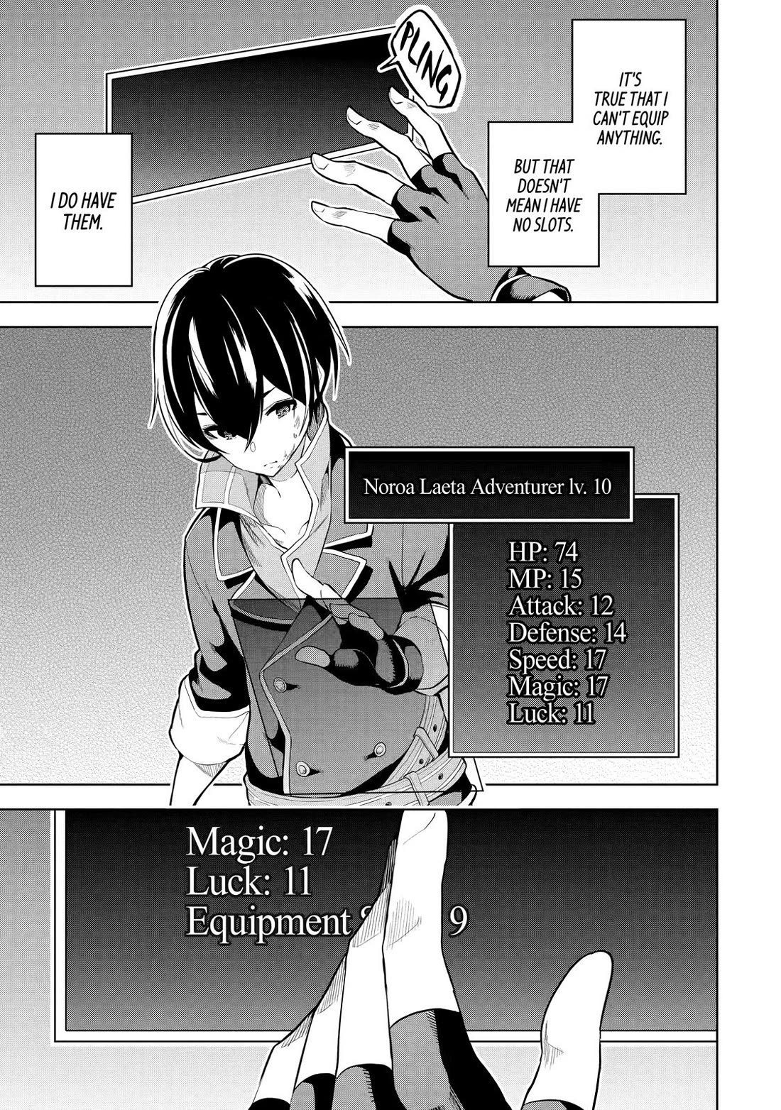 The Strongest Swordsman Has Zero Equipment Slots, but He Can Equip up to 9999 Items if It’s (Cute) Cursed Equipment chapter 1 page 24