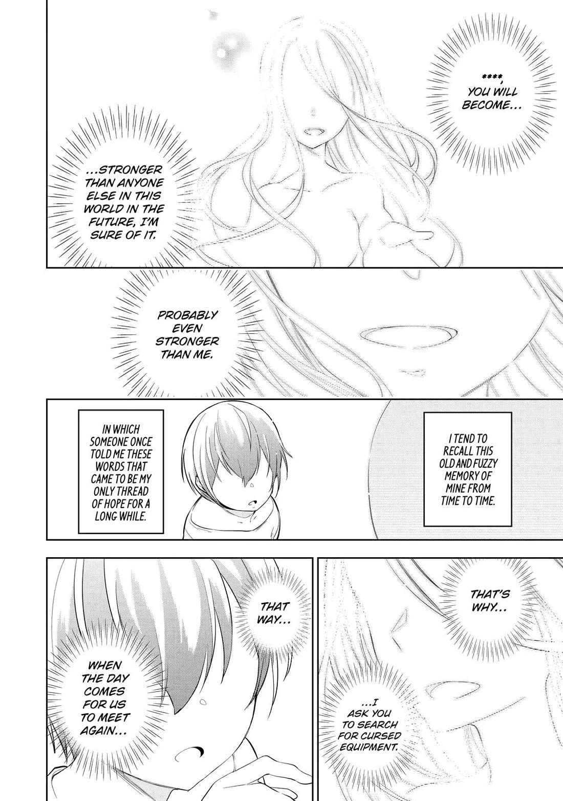 The Strongest Swordsman Has Zero Equipment Slots, but He Can Equip up to 9999 Items if It’s (Cute) Cursed Equipment chapter 1 page 27