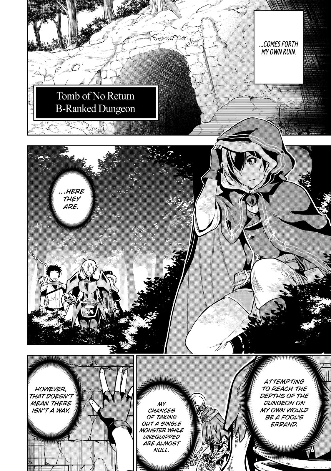 The Strongest Swordsman Has Zero Equipment Slots, but He Can Equip up to 9999 Items if It’s (Cute) Cursed Equipment chapter 1 page 29