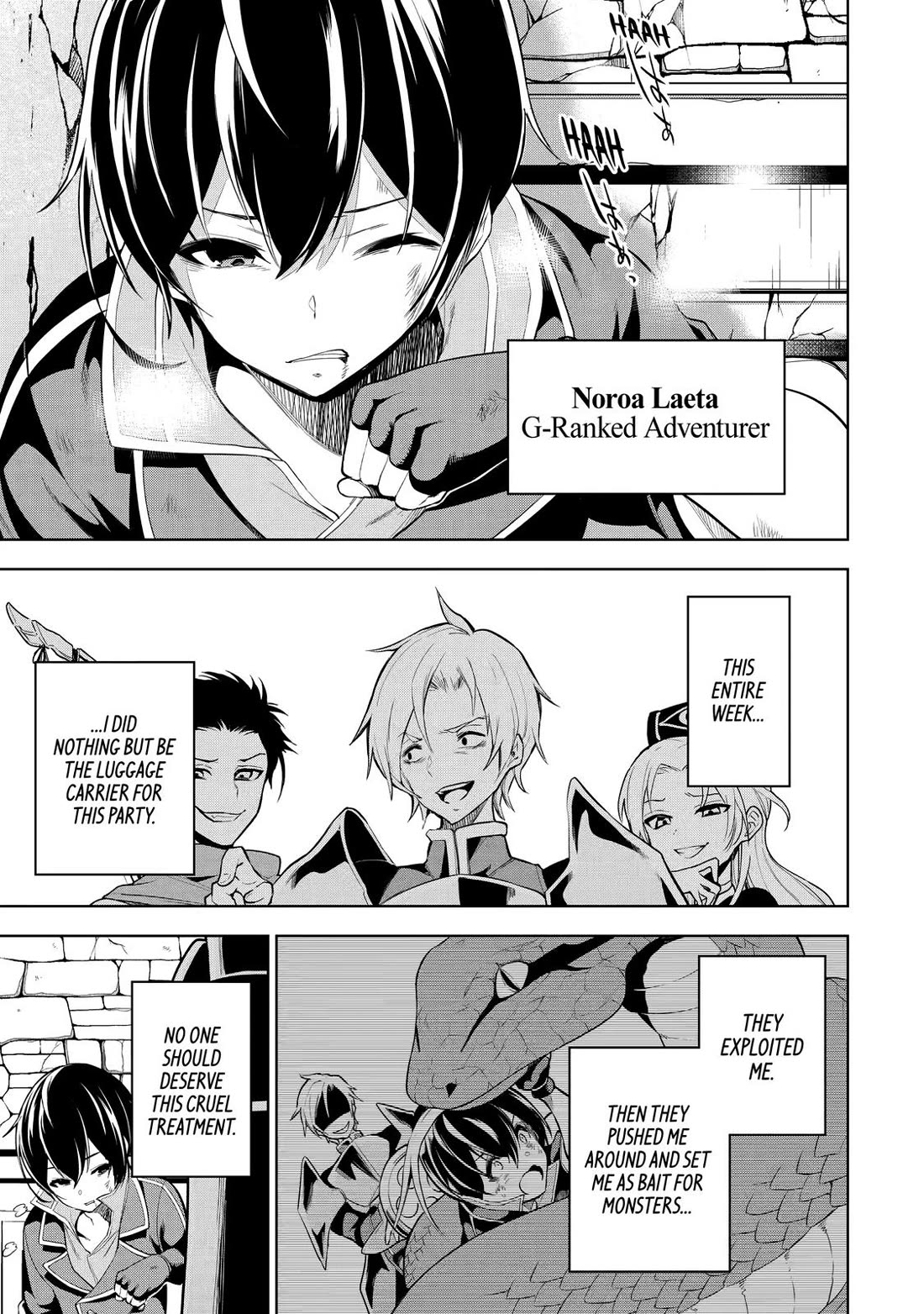 The Strongest Swordsman Has Zero Equipment Slots, but He Can Equip up to 9999 Items if It’s (Cute) Cursed Equipment chapter 1 page 4