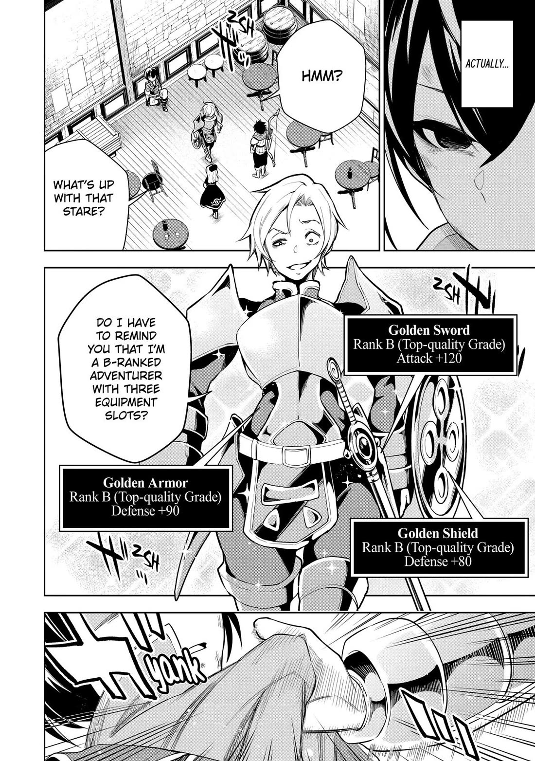 The Strongest Swordsman Has Zero Equipment Slots, but He Can Equip up to 9999 Items if It’s (Cute) Cursed Equipment chapter 1 page 5