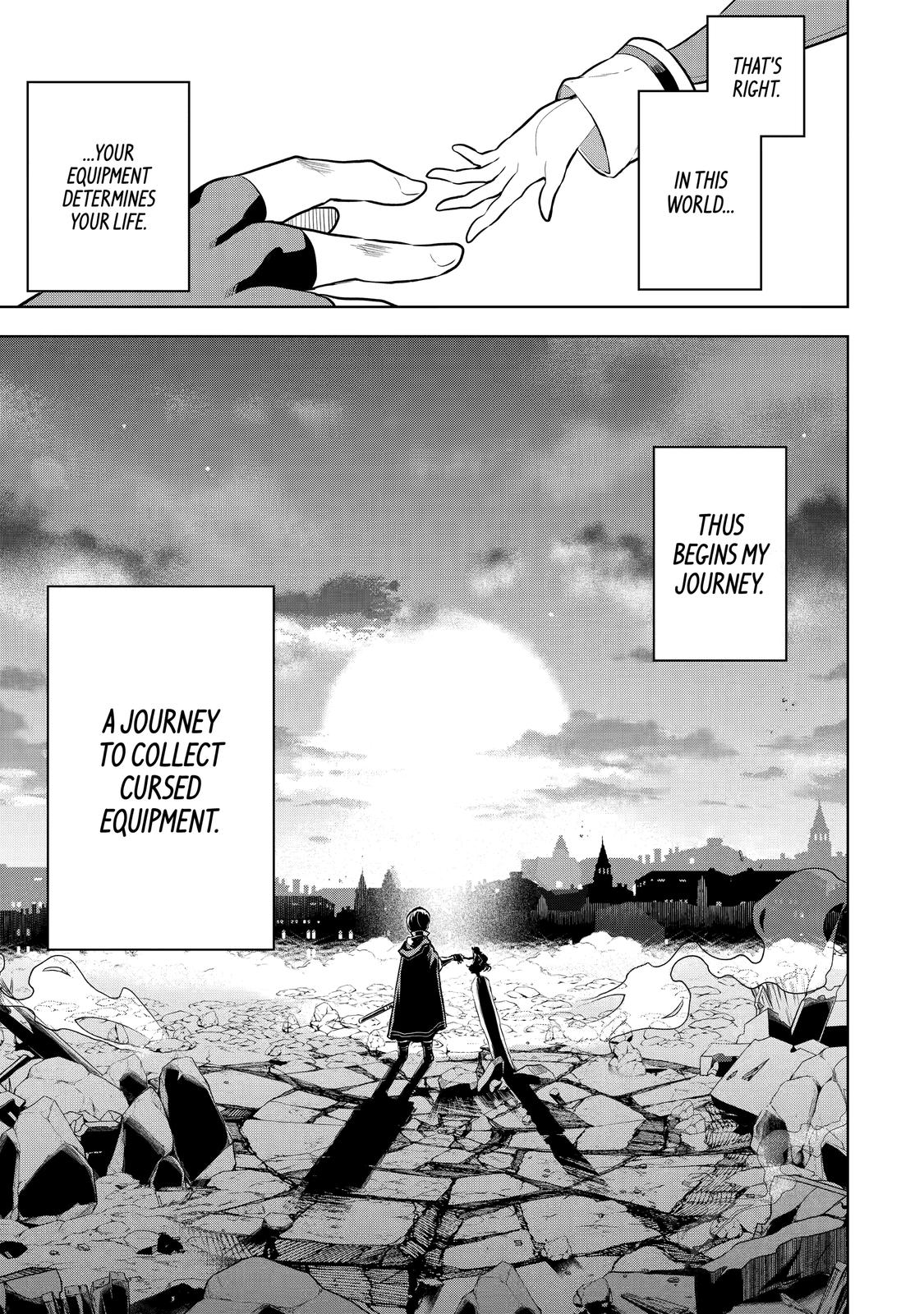 The Strongest Swordsman Has Zero Equipment Slots, but He Can Equip up to 9999 Items if It’s (Cute) Cursed Equipment chapter 1 page 67