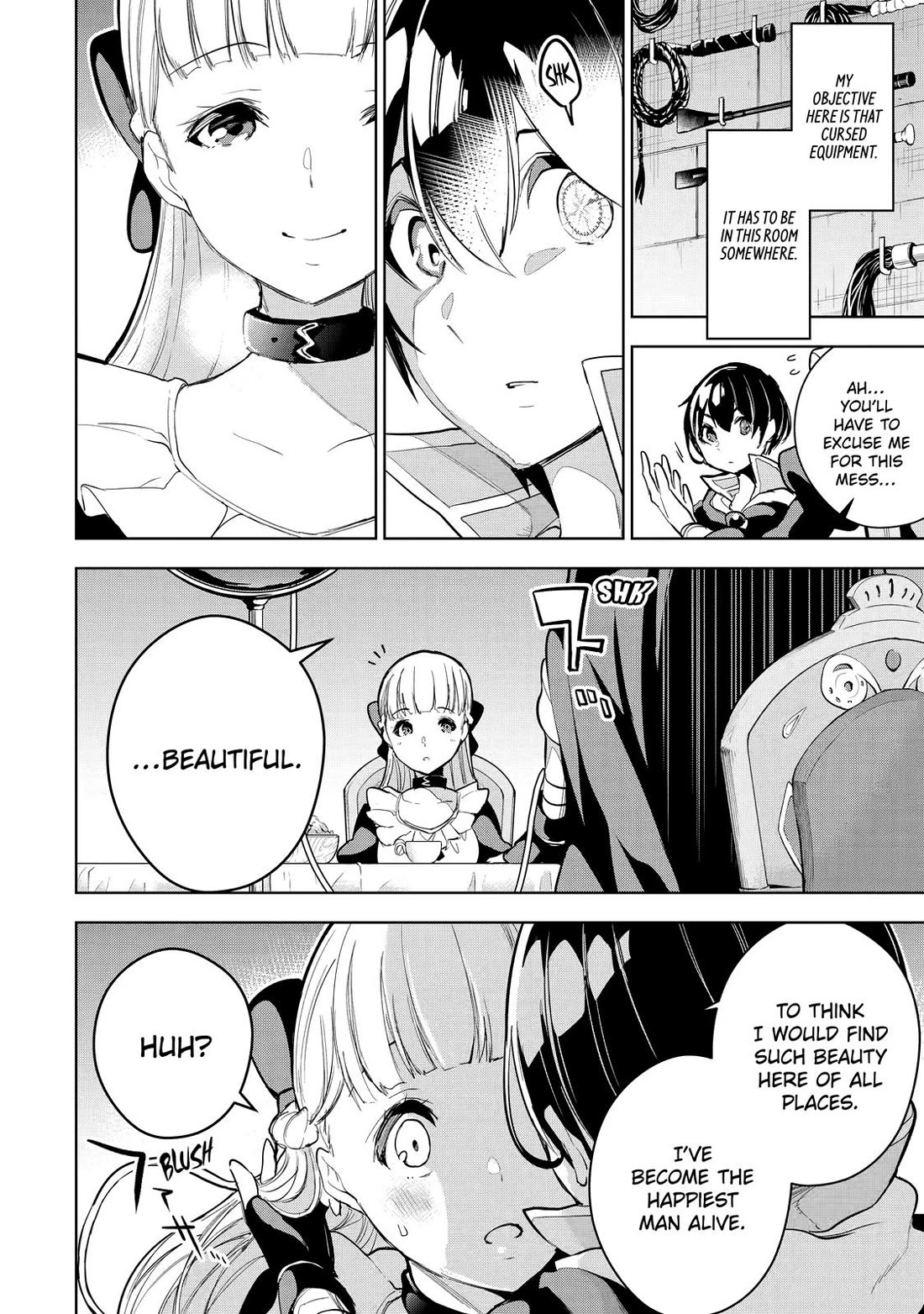 The Strongest Swordsman Has Zero Equipment Slots, but He Can Equip up to 9999 Items if It’s (Cute) Cursed Equipment chapter 11 page 14